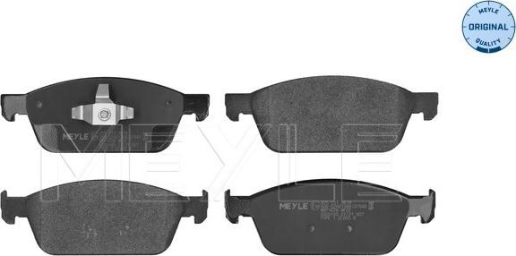 Meyle 025 257 3618 - Brake Pad Set, disc brake www.parts5.com