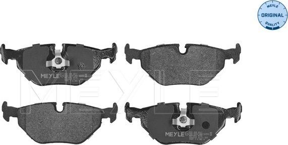 Meyle 025 209 9517 - Brake Pad Set, disc brake parts5.com