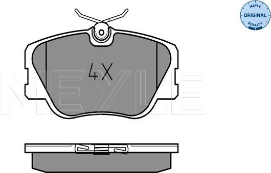 Meyle 025 209 4119 - Set placute frana,frana disc www.parts5.com