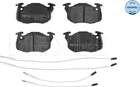 Meyle 025 209 0618/W - Brake Pad Set, disc brake www.parts5.com