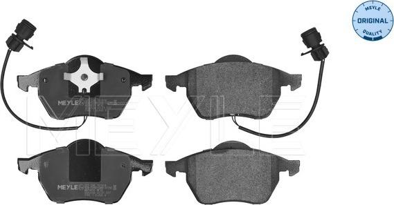 Meyle 025 206 7619/W - Brake Pad Set, disc brake parts5.com