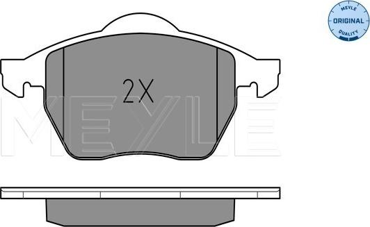 Meyle 025 206 7619/W - Kit de plaquettes de frein, frein à disque www.parts5.com