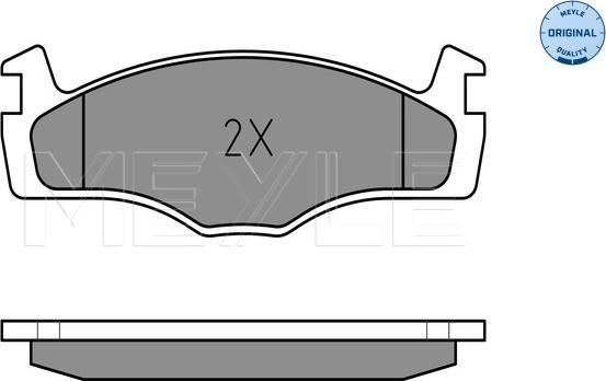 Meyle 025 208 8719 - Σετ τακάκια, δισκόφρενα www.parts5.com