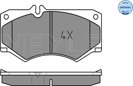 Meyle 025 207 8418 - Brake Pad Set, disc brake www.parts5.com