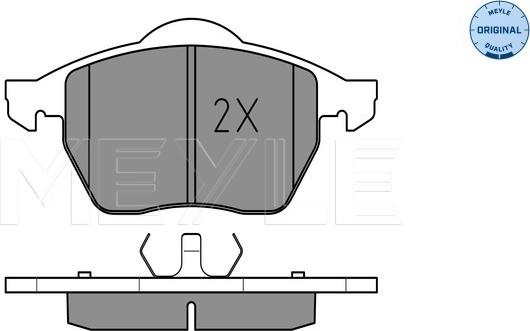 Meyle 025 219 1119 - Set placute frana,frana disc www.parts5.com