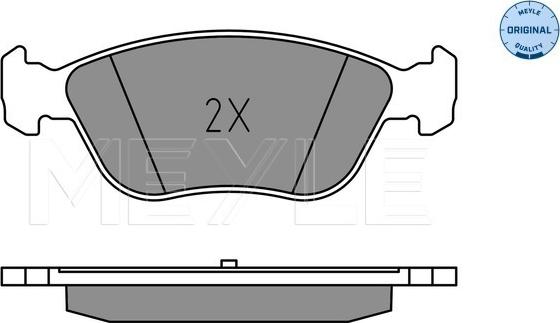 Meyle 025 214 9219 - Set placute frana,frana disc www.parts5.com