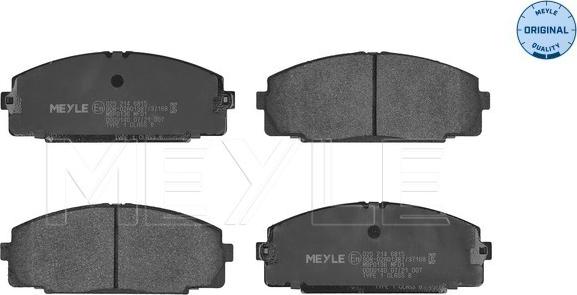 Meyle 025 214 6815 - Σετ τακάκια, δισκόφρενα www.parts5.com