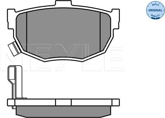 Meyle 025 215 5314/W - Set placute frana,frana disc www.parts5.com