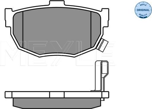 Meyle 025 215 5314/W - Set placute frana,frana disc www.parts5.com