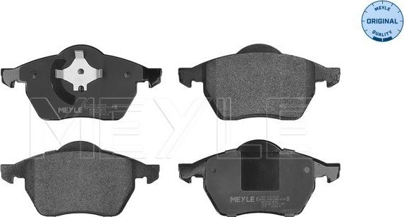 Meyle 025 216 2419 - Brake Pad Set, disc brake parts5.com