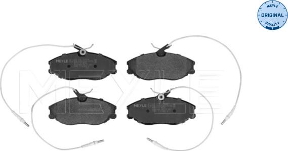 Meyle 025 216 7419/W - Piduriklotsi komplekt,ketaspidur parts5.com