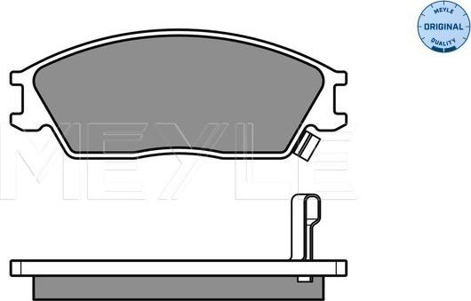 Meyle 025 210 1214/W - Set placute frana,frana disc www.parts5.com