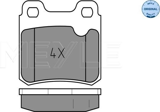 Meyle 025 211 4015 - Set placute frana,frana disc www.parts5.com