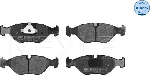 Meyle 025 211 5419 - Brake Pad Set, disc brake www.parts5.com