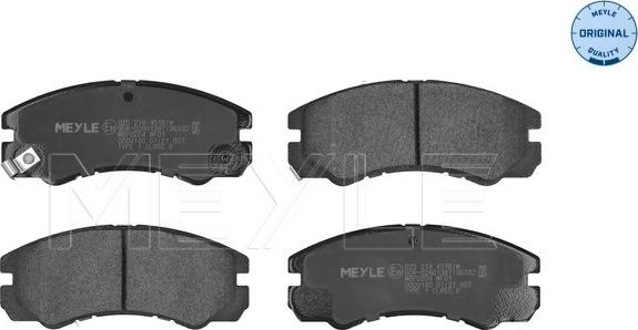 Meyle 025 218 4516/W - Brake Pad Set, disc brake www.parts5.com