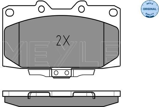 Meyle 025 218 5415/W - Brake Pad Set, disc brake parts5.com