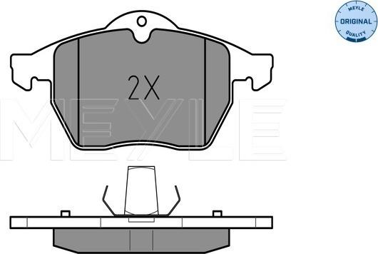 Meyle 025 218 2919 - Тормозные колодки, дисковые, комплект www.parts5.com