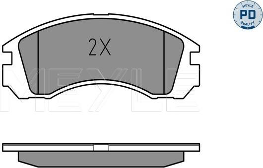 Meyle 025 213 6315/PD - Set placute frana,frana disc www.parts5.com