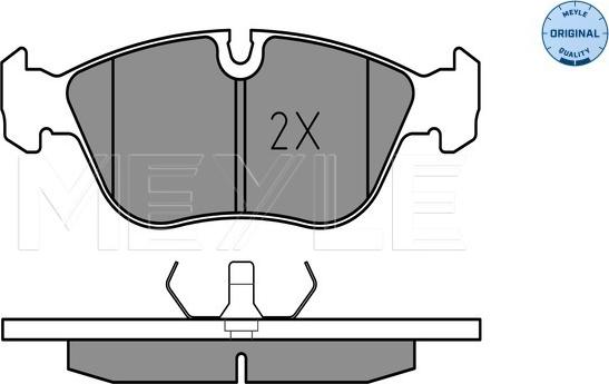 Meyle 025 212 7319 - Brake Pad Set, disc brake parts5.com