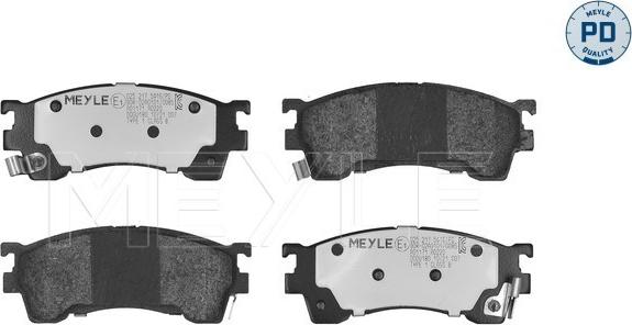 Meyle 025 217 5416/PD - Set placute frana,frana disc www.parts5.com