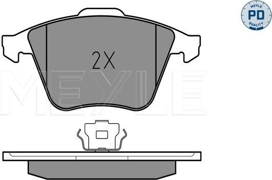 Meyle 025 239 5020/PD - Zestaw klocków hamulcowych, hamulce tarczowe www.parts5.com