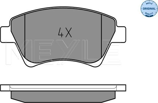 Meyle 025 239 3018 - Fren balata seti, diskli fren www.parts5.com