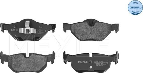 Meyle 025 239 2617 - Brake Pad Set, disc brake parts5.com