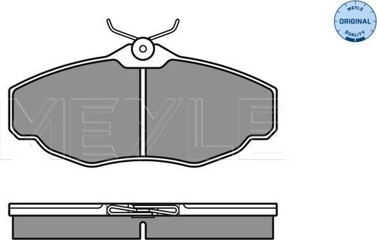 Meyle 025 234 5219 - Set placute frana,frana disc www.parts5.com