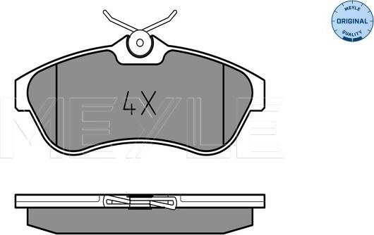 Meyle 025 234 0919 - Sada brzdových destiček, kotoučová brzda www.parts5.com