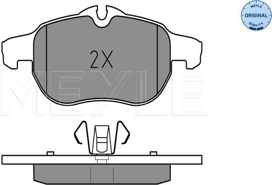 Meyle 025 234 0220 - Set placute frana,frana disc www.parts5.com