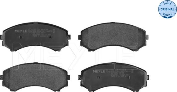 Meyle 025 234 8816/W - Set placute frana,frana disc www.parts5.com