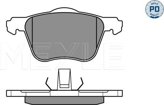 Meyle 025 235 9018/PD - Set placute frana,frana disc www.parts5.com