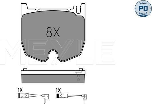 Meyle 025 235 4117/PD - Komplet pločica, disk-kočnica www.parts5.com