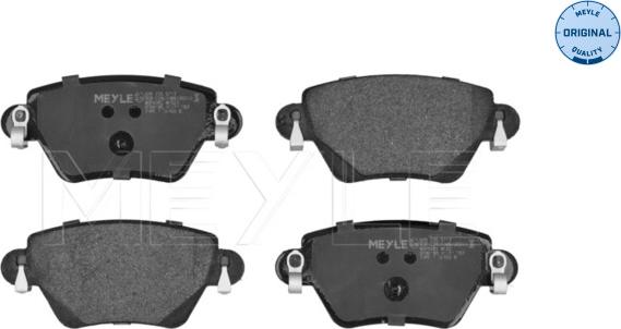 Meyle 025 235 5717 - Brake Pad Set, disc brake parts5.com