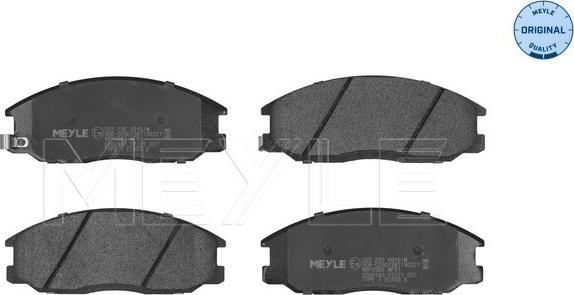 Meyle 025 235 6916/W - Brake Pad Set, disc brake www.parts5.com