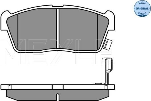 Meyle 025 235 0715 - Set placute frana,frana disc www.parts5.com