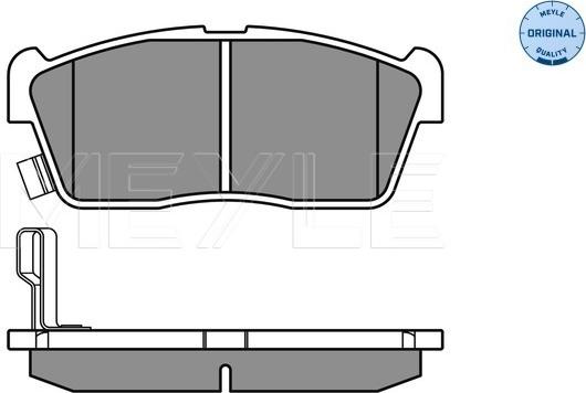 Meyle 025 235 0715 - Set placute frana,frana disc www.parts5.com