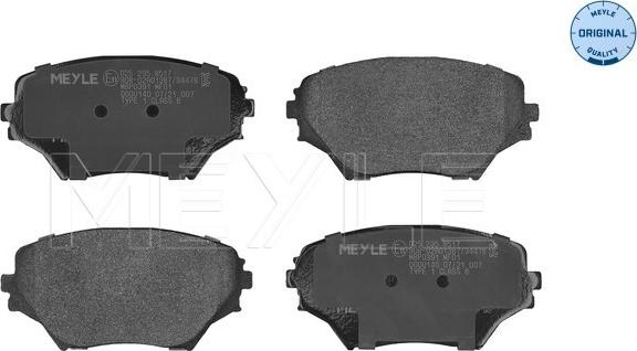 Meyle 025 235 8517 - Set placute frana,frana disc www.parts5.com