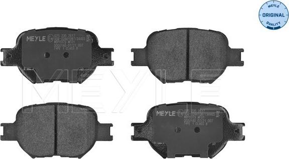 Meyle 025 235 2617 - Set placute frana,frana disc www.parts5.com