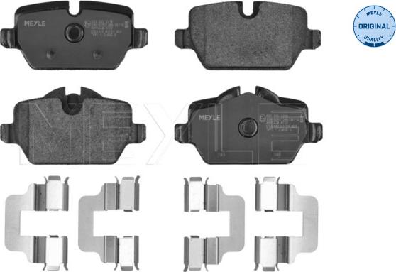 Meyle 025 236 2316 - Komplet zavornih oblog, ploscne (kolutne) zavore parts5.com