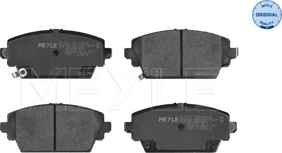 Meyle 025 230 9416/W - Set placute frana,frana disc www.parts5.com