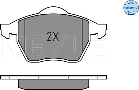 Meyle 025 230 1820/W - Komplet kočnih obloga, disk kočnica www.parts5.com