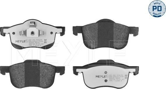 Meyle 025 230 7318/PD - Set placute frana,frana disc www.parts5.com