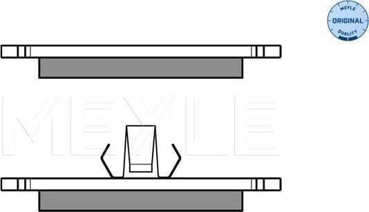 Meyle 025 231 0315 - Set placute frana,frana disc www.parts5.com