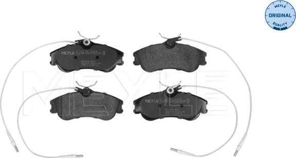 Meyle 025 231 2419/W - Brake Pad Set, disc brake www.parts5.com