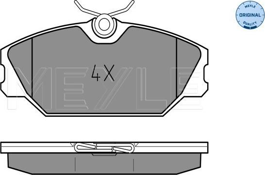 Meyle 025 231 7218 - Bremsbelagsatz, Scheibenbremse www.parts5.com