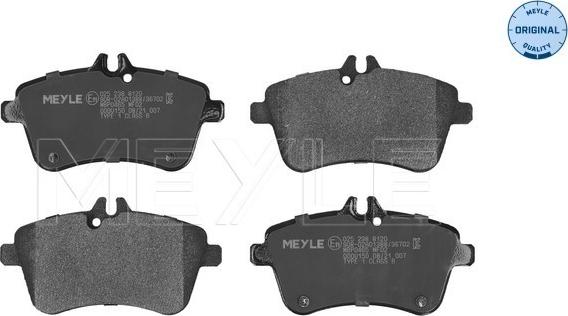 Meyle 025 238 8120 - Brake Pad Set, disc brake parts5.com