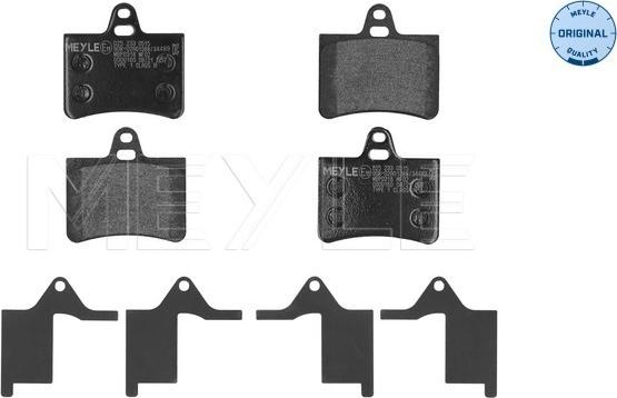 Meyle 025 233 0515 - Set placute frana,frana disc www.parts5.com