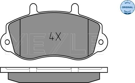 Meyle 025 233 0218 - Set placute frana,frana disc www.parts5.com