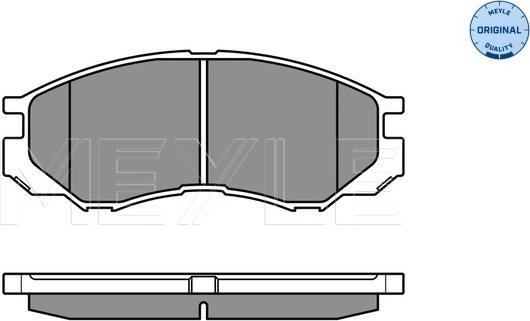 Meyle 025 232 9015/W - Set placute frana,frana disc www.parts5.com